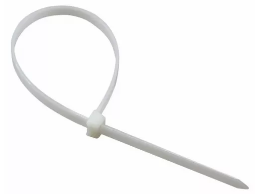 200х3,0мм кабельный хомут (стяжка) белая (100 шт)