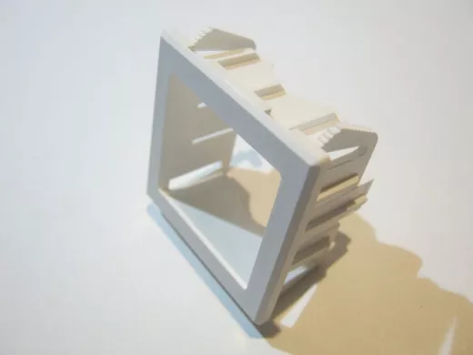 PSO-B02 Фиксирующая рамка для датчика давления, крепёж в панель,белая для датчика давления PSAN