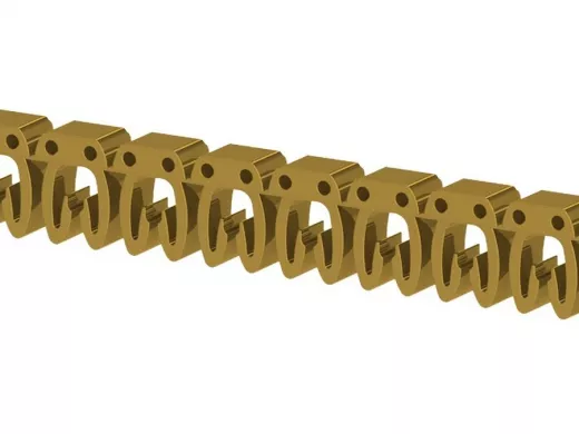 Маркировка кабеля  KE1 (0,751,5мм.кв.) "A" по 200шт (цена за 1шт),арт.517010