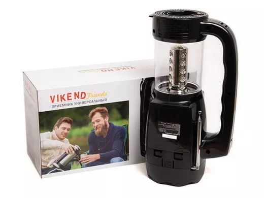 Радиоприемник "VIKEND FRIENDS" "RPR-13109", бат. 4*R20 , 220V, акб 1200мА/ч, USB, SD, 2 светод.фон.