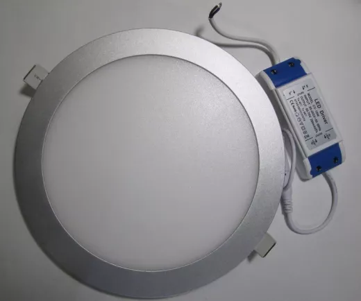 Светильник светодиодный TDM СВО "Даунлайт" хром 12 ВТ 3000К ультратонкий встраиваемый