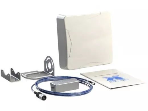 Антенный комплект 800 4G,900 GSM,1800 4G,2100 3G,2600 4G  №7 эконом  (NITSA-5F+адаптер AXA-3000) 1хF