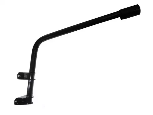 Кронштейн для светильника или прожектора настенный "КОБРА-1-14115" черный, стальной, вылет 0,5м