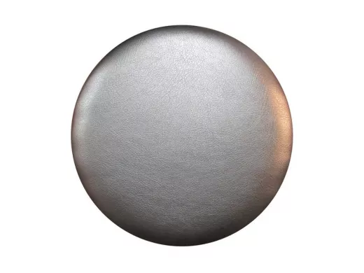 Сиденье для табурета "TABURETTO-14938" диаметр 310мм серебристый, экокожа