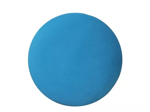Сиденье для табурета "TABURETTO-14942" диаметр 310мм светло-синий, микровелюр