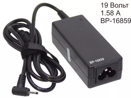 Блок питания  19 Вольт   1,58А  "BP-16859"  штекер1,0*2,3 ASUS(нетбук)
