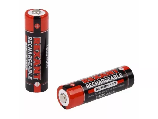 Аккумулятор AA 1900 mAh 1,2В REXANT 1.2В блистер 2 шт