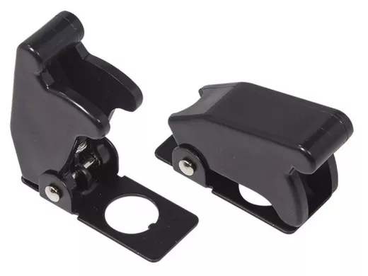 Защитная крышка для тумблеров типа KN и ASW  черная  REXANT