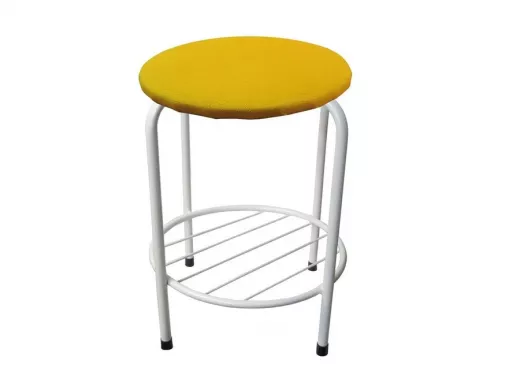 Табурет с подставкой для ног и полкой 