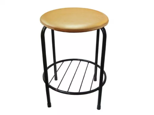 Табурет с подставкой для ног и полкой 