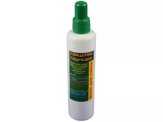 Глицерин гидразиновый флюс 100 мл.   Качество из России