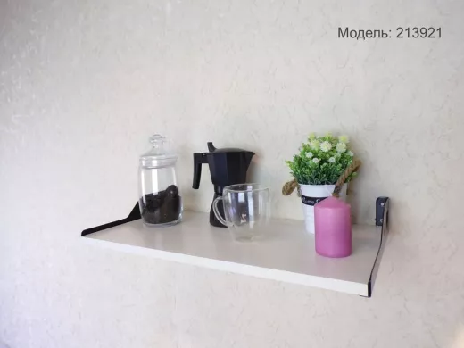 Полка для цветов, микроволновки, принтера "КЕДРОПА-213921" размер 60х30х10 см, сосна,сердце