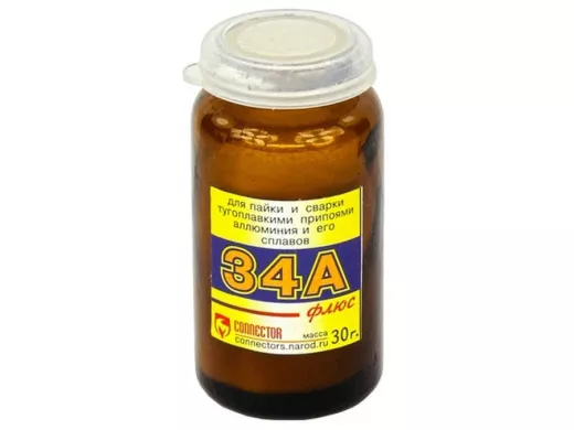 Ф-34 (порошковый флюс ) 30 г.   Качество из России