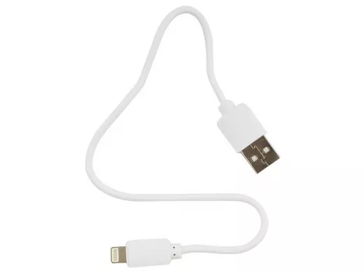 Шнур USB / Lightning (iPhone) Гарнизон GCC-USB2-AP2-0.3M-W AM/Lightning, 0.3м, белый,