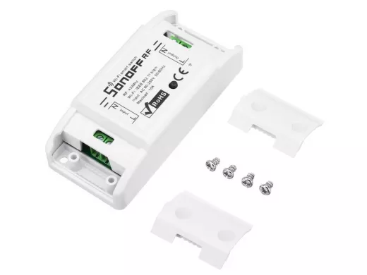 Wi-Fi реле Sоnоff RF, 1 канал 220В 10А, 433мГц, управление с телефона, голосом, с пульта, автовыключ