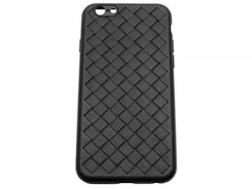 Чехол Xiaomi Redmi Note 4X, силиконовый, плетёный, чёрный