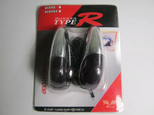 Габаритники 086 P фиолетовые "половинки"