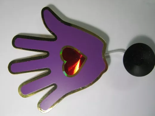 Рука на присоске 900 (607) фиолетовая   00877