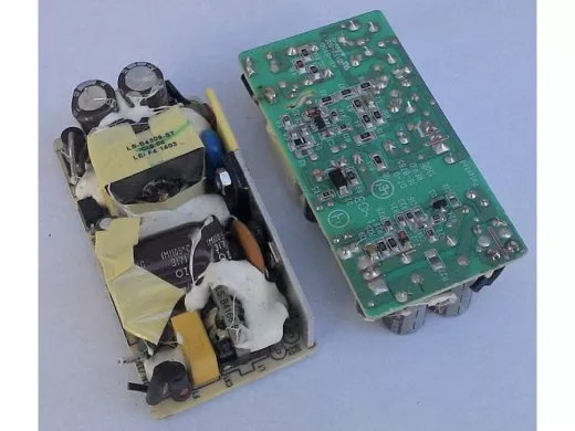 Плата импульсного БП вход 100-240В., вых 48В, 1А  "BP-81176" 74*38*25мм.