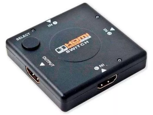 Переключатель HDMI "ABBIKUS-81629" 3 входа HDMI и 1 выход HDMI, переключение входов кнопкой