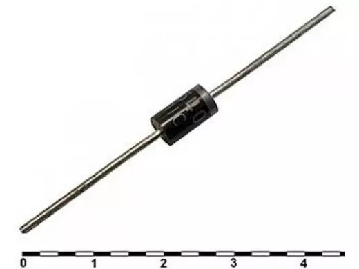 Диод   1N5402   (3A  200V)    DO-27